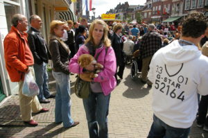 Utah in de armen van Ingrid in Vianen